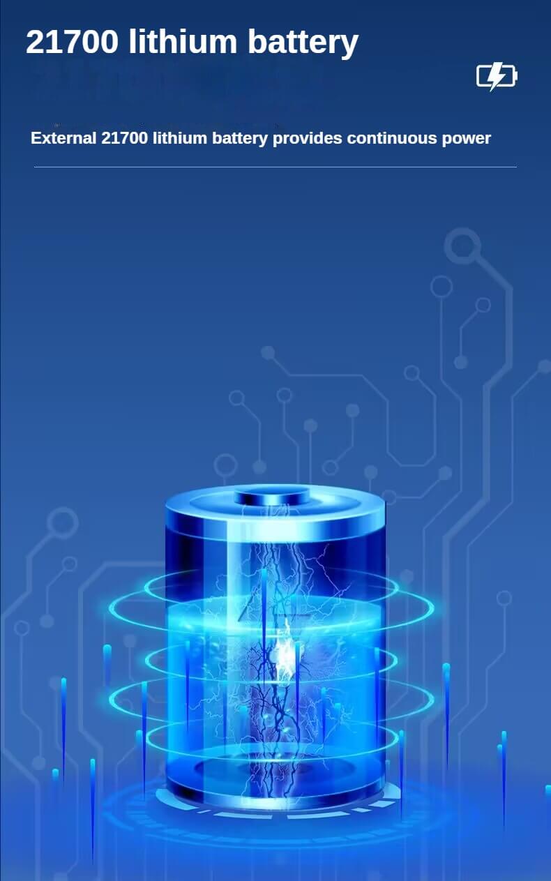 【SG-X20】New Design Super Bright Rechargeable 21700 Battery Laser Zoom Flashlight